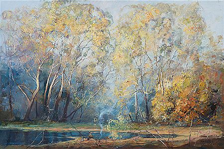 Sydney Mather : Autumn Trees, Near Myrtleford