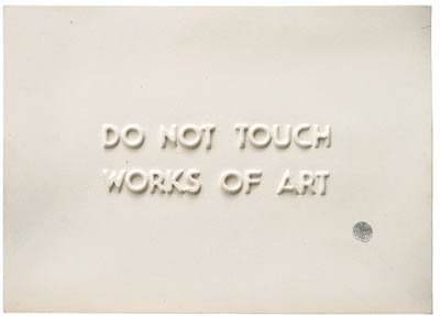 Gifford Myers : Do Not Touch Works of Art