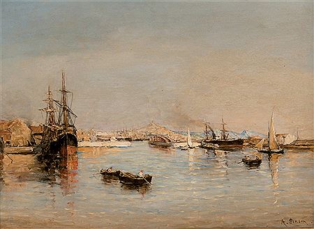 Aime Ponson : Le vieux port de Marseille