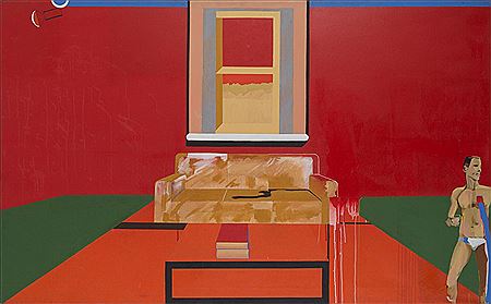 Alan John Oldfield : Colourfully Structured Painting, 1970