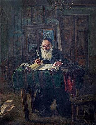 Arthur Markowicz : Scripture copyist in his chamber