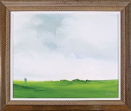 Gustavo Duque : 'Green Landscape', 2001