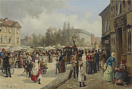 Franz Persoglia : Am Naschmarkt