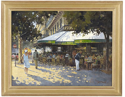 Willem Heytman : 'Cafe Les Deux Magots, Paris'