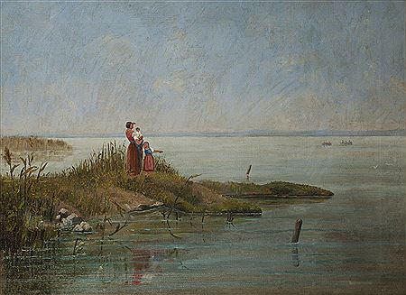 Kalman Bognar : Fishermen at Fured