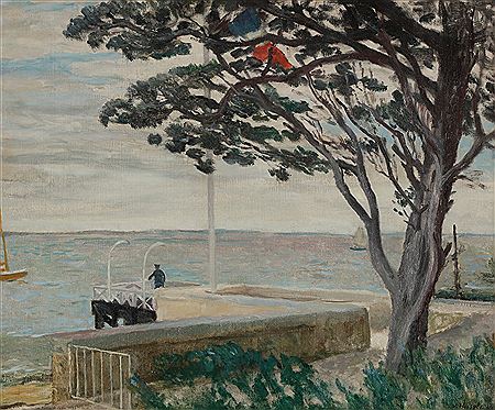 Willem Van Hasselt : Débarcadère sur le bassin d’Arcachon