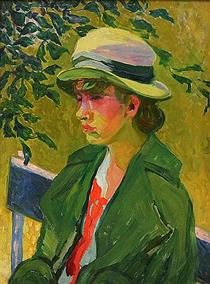 Minnie Harms Neebe : Girl in Green Jacket