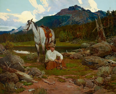 Frank Tenney Johnson : Mountain Meadows