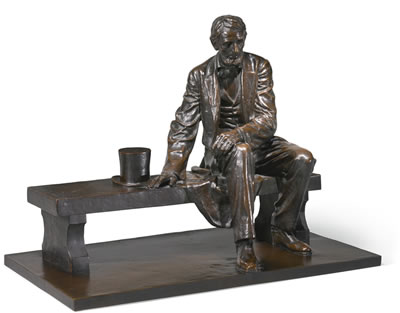 Gutzon Borglum : MAQUETTE FOR SEATED LINCOLN