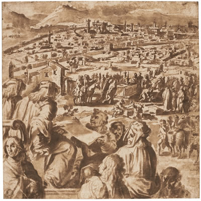 Jan Van Der Straet : THE ENLARGEMENT OF THE CITY OF FLORENCE