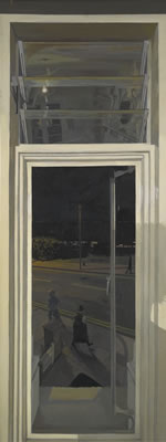 John Wonnacott : ESTUARY WINDOW: SUMMER NIGHT - THE PRIEST