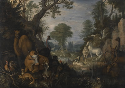 Roeland Savery : ORPHEUS CHARMING THE ANIMALS