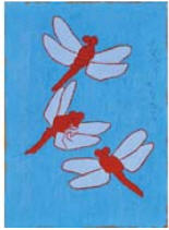 Morikazu Kumagai : Red Dragonflies