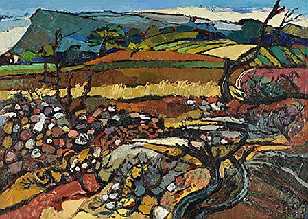 Pierre Sudre : Paysage fauve