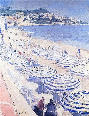 Toshio Matsuda : LA PLAGE À NICE