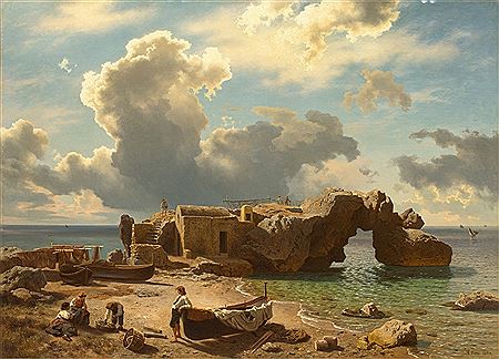 August Wilhelm Leu : Capri