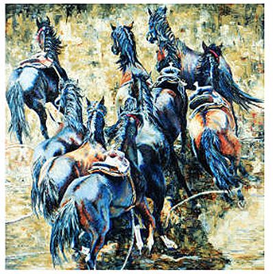 sample from Western Showcase Calgary Stampede Art Auction 