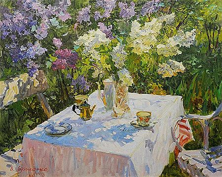 Viktor Efimenko : La table au jardin