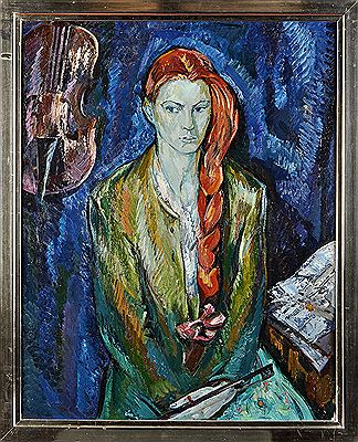 Oleg Koren : 'PORTRAIT OF THE ARTIST'S DAUGHTER NATASHA'