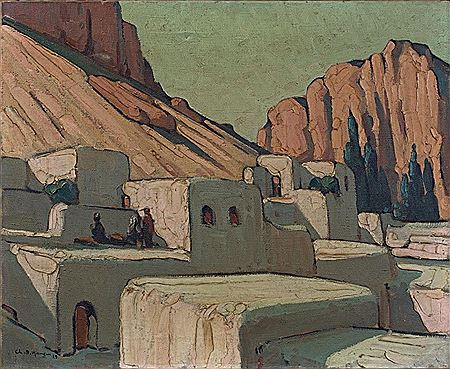 Charles Mangin : Village d'Égypte