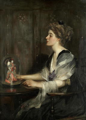 John William Schofield : Portrait of Christiana (Lily) Macdonald