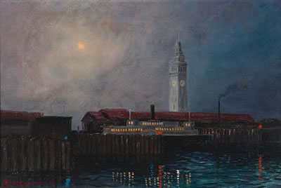 Edward Wilson Currier : Ferry Building, San Francisco