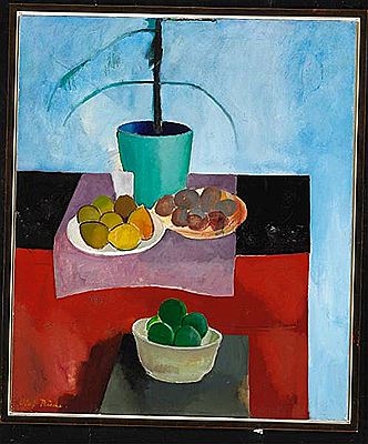 Olaf Rude : Still Life with Fruit