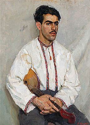 Engels Vasilievich Kozlov : Portrait of a gypsy