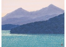 Masakazu Hashiba : Mt.Bandai in the morningand color