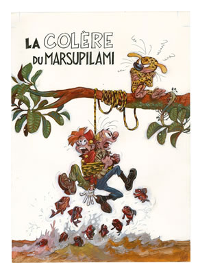 Yoann : SPIROU ET FANTASIO LA COLÈRE DU MARSUPILAMI (T.55) KHANI EDITIONS 2017