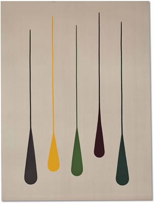 Rodney Graham : Inverted drip paintings # 46