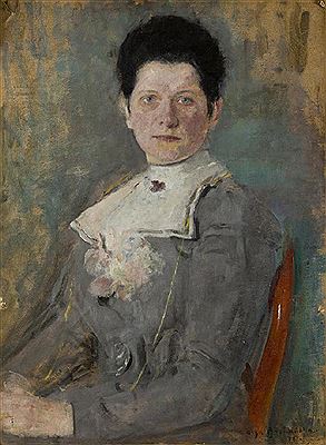 Olga Boznanska : Helena Kurpiel-Lekawska Portrait