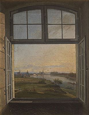 Karl Gottfried Traugott Faber : View from Window (Dresden)