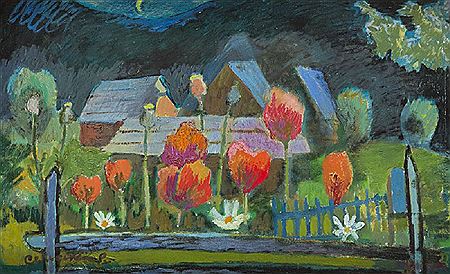 Roman Selsky : Poppies in The Stiepanski Chutor