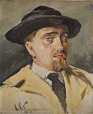 Wilhelm Ossecki : Portrait of man in hat