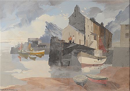 Frederick T W Cook : Morning Light Polperro