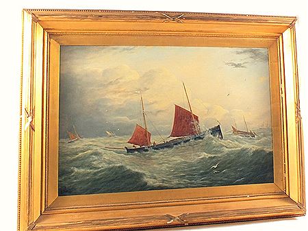 George Vempley Burwood : LT137 fishing in rough seas