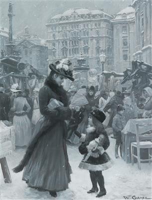 Wilhelm Gause : Christkindlmarkt Am Hof