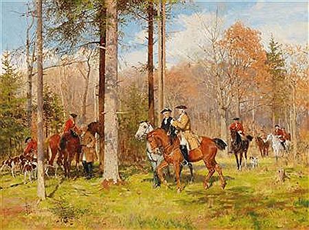 Wilhelm Velten : Hunting party