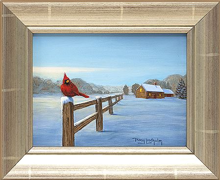 Tracy Nee : Cardinal in the Snow