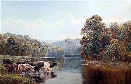 William Vivian Tippett : 'Friars Crag, Keswick' and 'Tortworth Lake' (2)