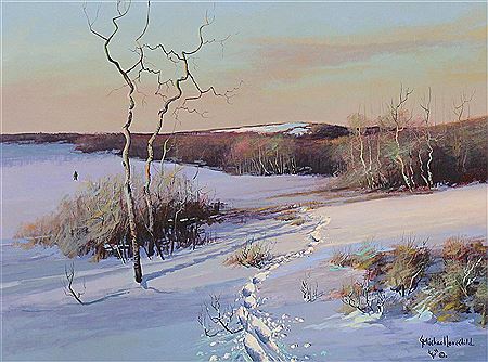 Michael Leslie Lonechild : TRACKS IN THE SNOW