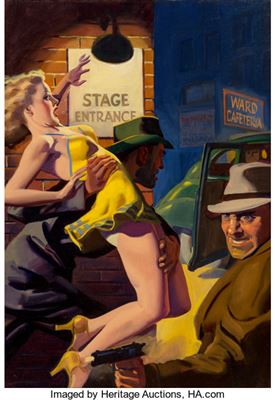 Hugh Ward : Undercover Man, Private Detective magazine cover, April 1942