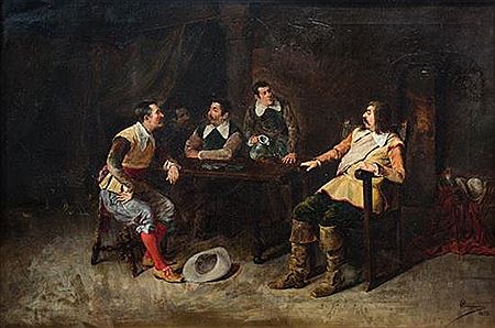 Vicente Campesino Y Mingo : Tavern Scene, 1982