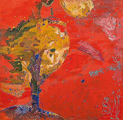 Max Weiler : 'Baum', 1972