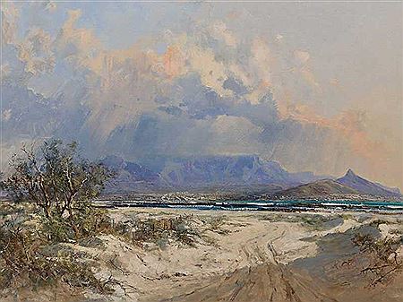 Gerrit Roon : Cape Town from Blouberg Strand