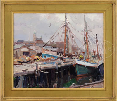 Bob Blue : 'INNER HARBOR, GLOUCESTER'