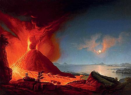 Pál Merse : Eruption of Vesuvius