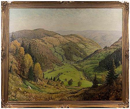 Albert Finck : 'View of Todtnau'