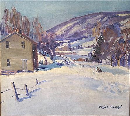 Virginia Helena Gruppe : Winter scene